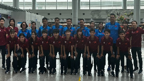ĐT futsal nữ Việt Nam sang Trung Quốc sớm để làm gì? 